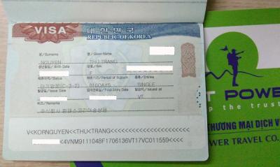 Chúc mừng chị Nguyễn Thu Trang đã có visa du lịch Hàn Quốc